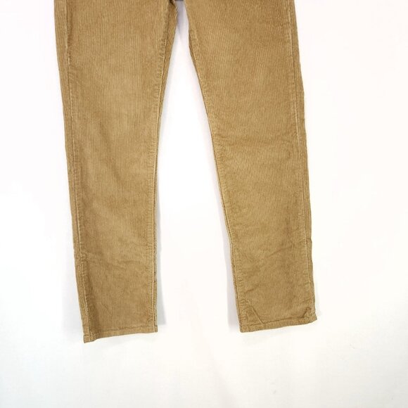 Levi’s Corduroy 314 Shaping Straight Pants Womens 27x30 Gold Brown Mid Rise - Picture 6 of 14